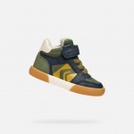 GEOX ΑΓΟΡΙ SNEAKERS  B561NA 0MEFU C0938 ΣΤΡΑΤΙΩΤΙΚΟ ΜΠΛΕ